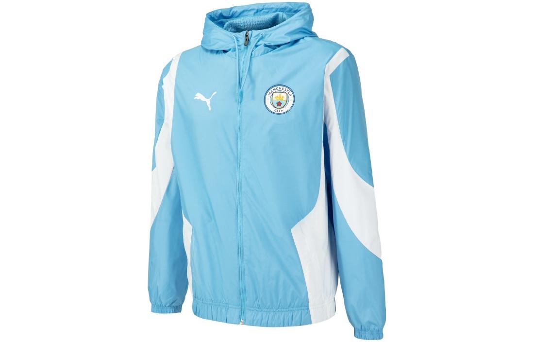 PUMA Jackets Men's Light Blue Hooded Moderate Other