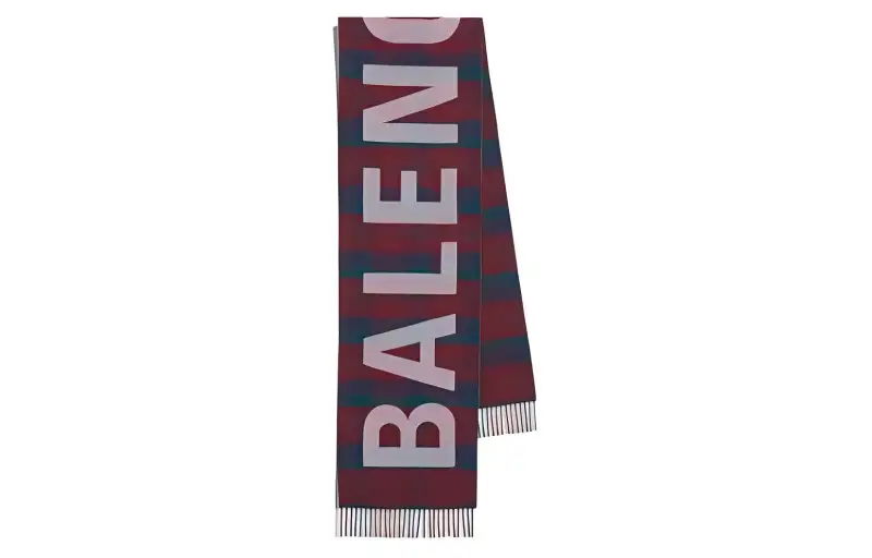 Balenciaga Knit Scarves Women's Purple