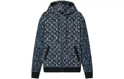 LOUIS VUITTON 2010s Monogram Zip up Hoodie