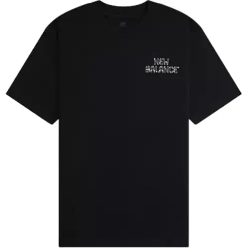 New Balance 574 Print T Shirt Men's Black
