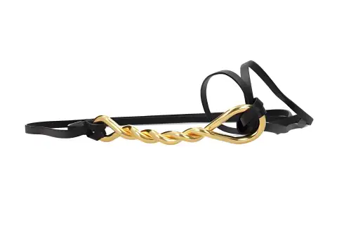 Bottega Veneta Calfskin Leather Belts Women's Black /