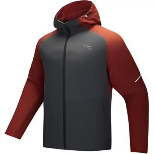 Anta Running Collection Jackets & Coats Men's Castle Gray/Rusty Red
