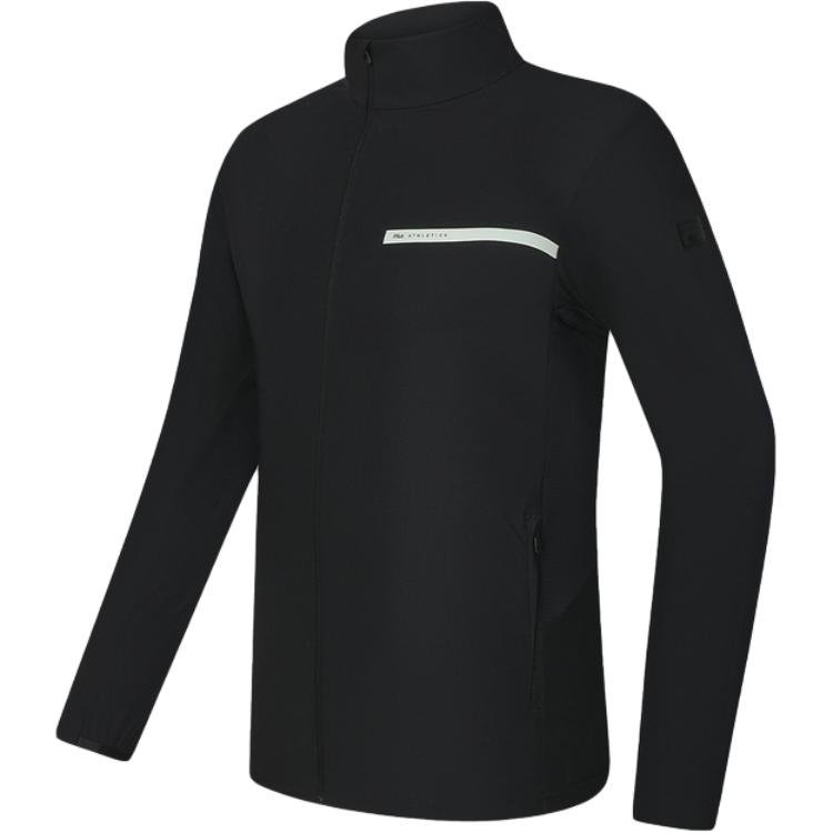 Мужская куртка Fila с логотипом (черная)