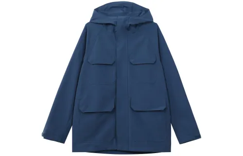 UNIQLO Waterproof, Windproof, UV Protection, Breathable, Abrasion Resistant, Thermal Windbreaker Jacket Men's Sea Blue