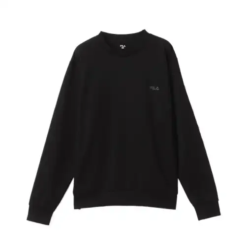 FILA Sweatshirts Men's Black Crew Neck Moderate Regular