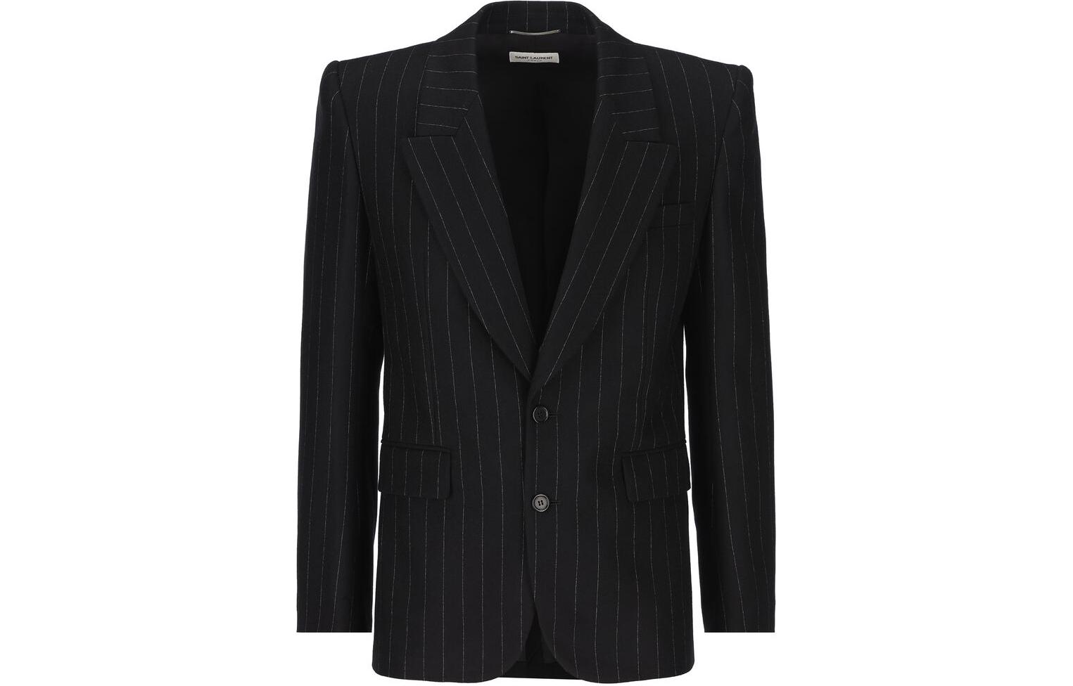 SAINT LAURENT Pinstriped Tailored Blazer
