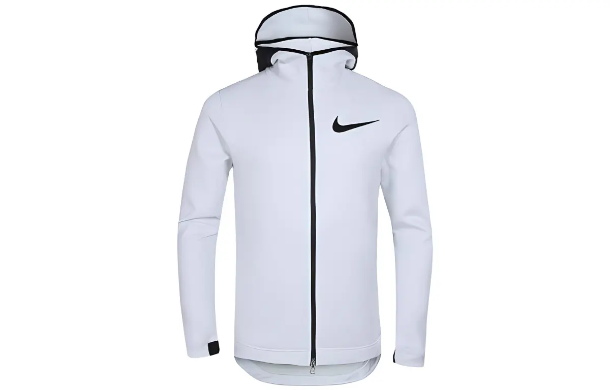 Nike Jackets Men's White Hooded Moderate Other