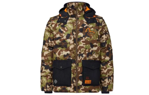 EVISU Down Jacket Men's Camouflage
