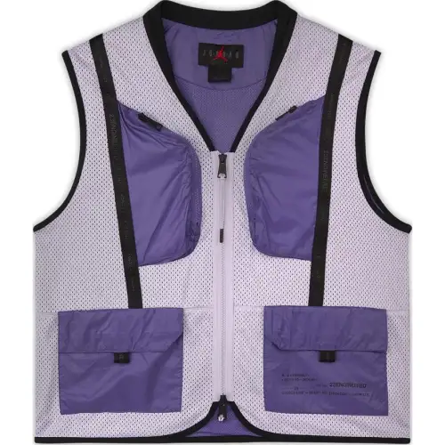 Jordan Vests Men's Pink Purple V Neck Moderate Workwear