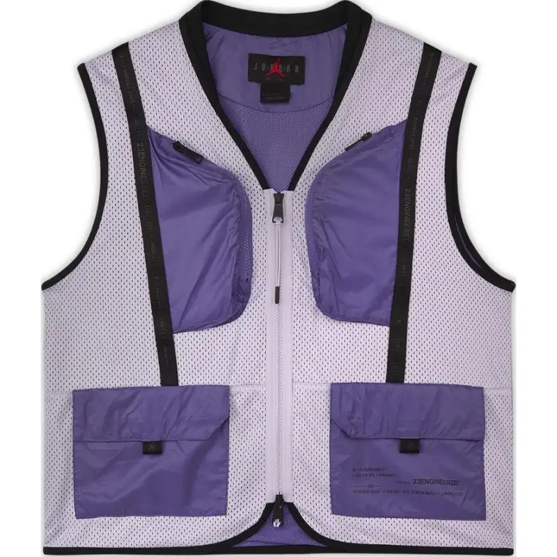 Jordan Vests Men's Pink Purple V Neck Moderate Workwear