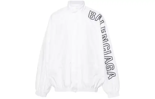 Balenciaga Logo Printed Jacket