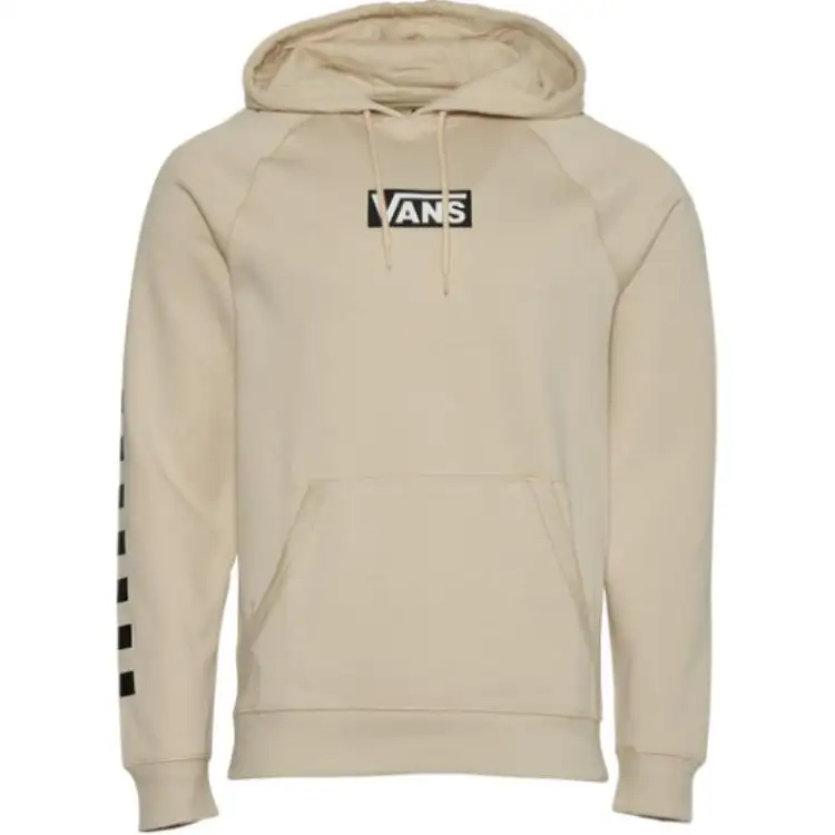 Vans Sweatshirts Men's Beige Hooded Moderate Regular