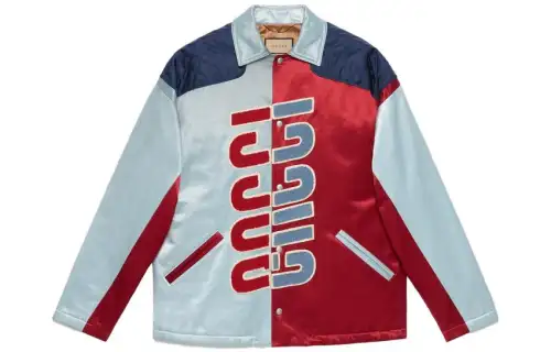 GUCCI Jackets Men's Multicolor Lapel Moderate