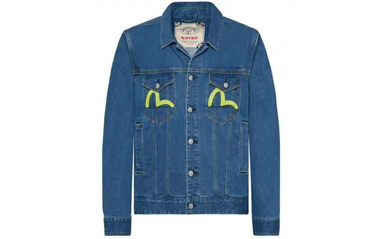 EVISU Denim Jackets Men's Moderate Other