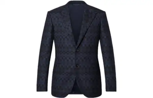 LOUIS VUITTON Business Suit Coat Men's Dark Blue