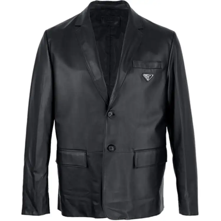 PRADA X Raf Simons Leather Blazer