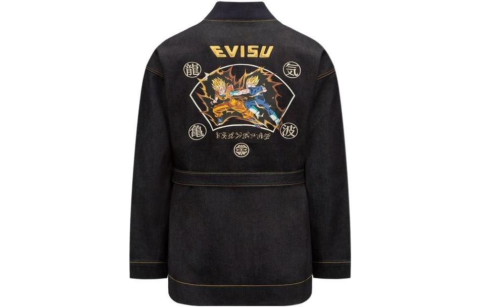 EVISU x Dragon Ball Z Denim Jacket Unisex Denim Blue