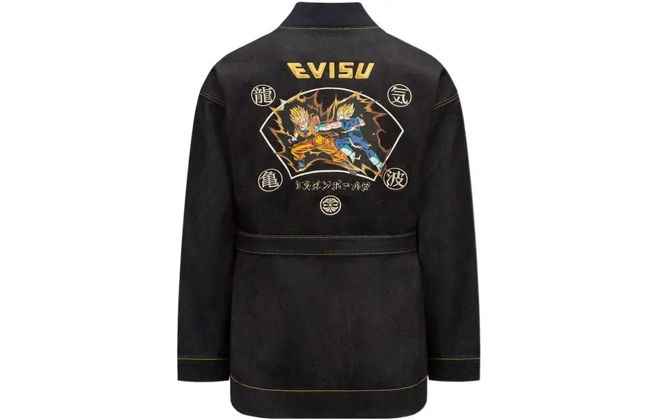 EVISU x Dragon Ball Z Denim Jacket Unisex Denim Blue