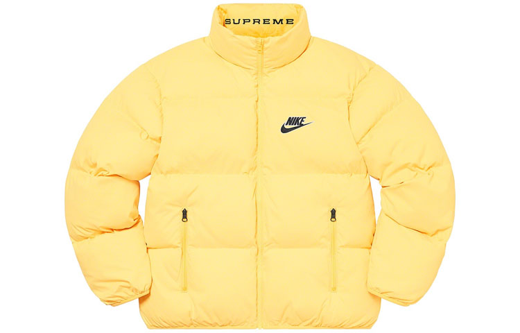 Куртка Supreme x nike reversible puffy jacket SS21 (мультиколор) — фото 18