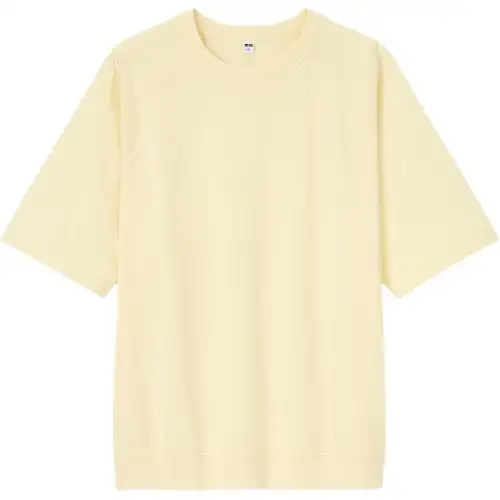 UNIQLO T Shirt Unisex Light Yellow