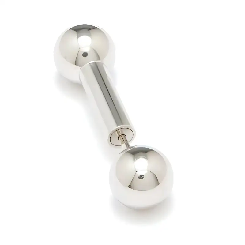 Balenciaga Sterling Silver Stud Earrings Women's Silver