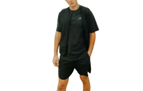 New Balance New Balance SS23 Head Outside Vests Unisex Black Crew Neck Moderate Other