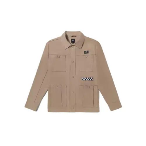 Vans Jackets Men's Khaki Lapel Moderate Other