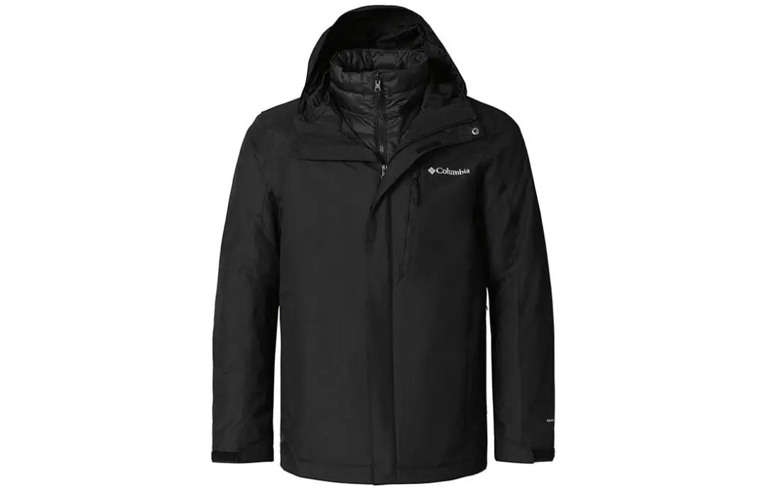 Columbia Omni Heat Waterproof And Breathable Water Repellent Windbreaker Jacket Men's Black