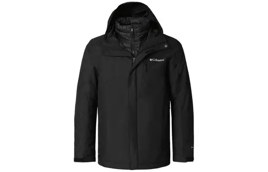 Columbia Omni Heat Waterproof And Breathable Water Repellent Windbreaker Jacket Men's Black