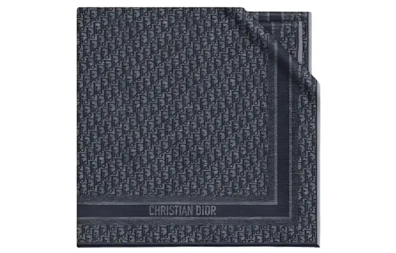 DIOR Knit Scarves Women's Dark Gray