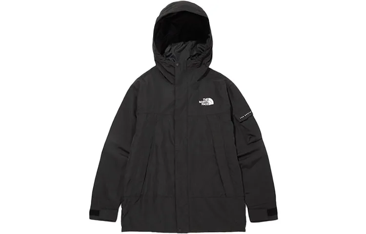 THE NORTH FACE Jackets Men's Black Hooded Moderate Other