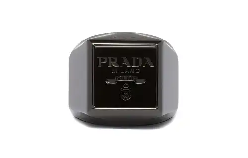 PRADA Rings Men's Black