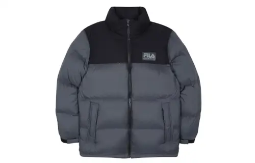 FILA Down Jackets Men's Gray Hooded Thickened Other