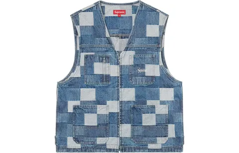 Supreme Patched Denim Vest