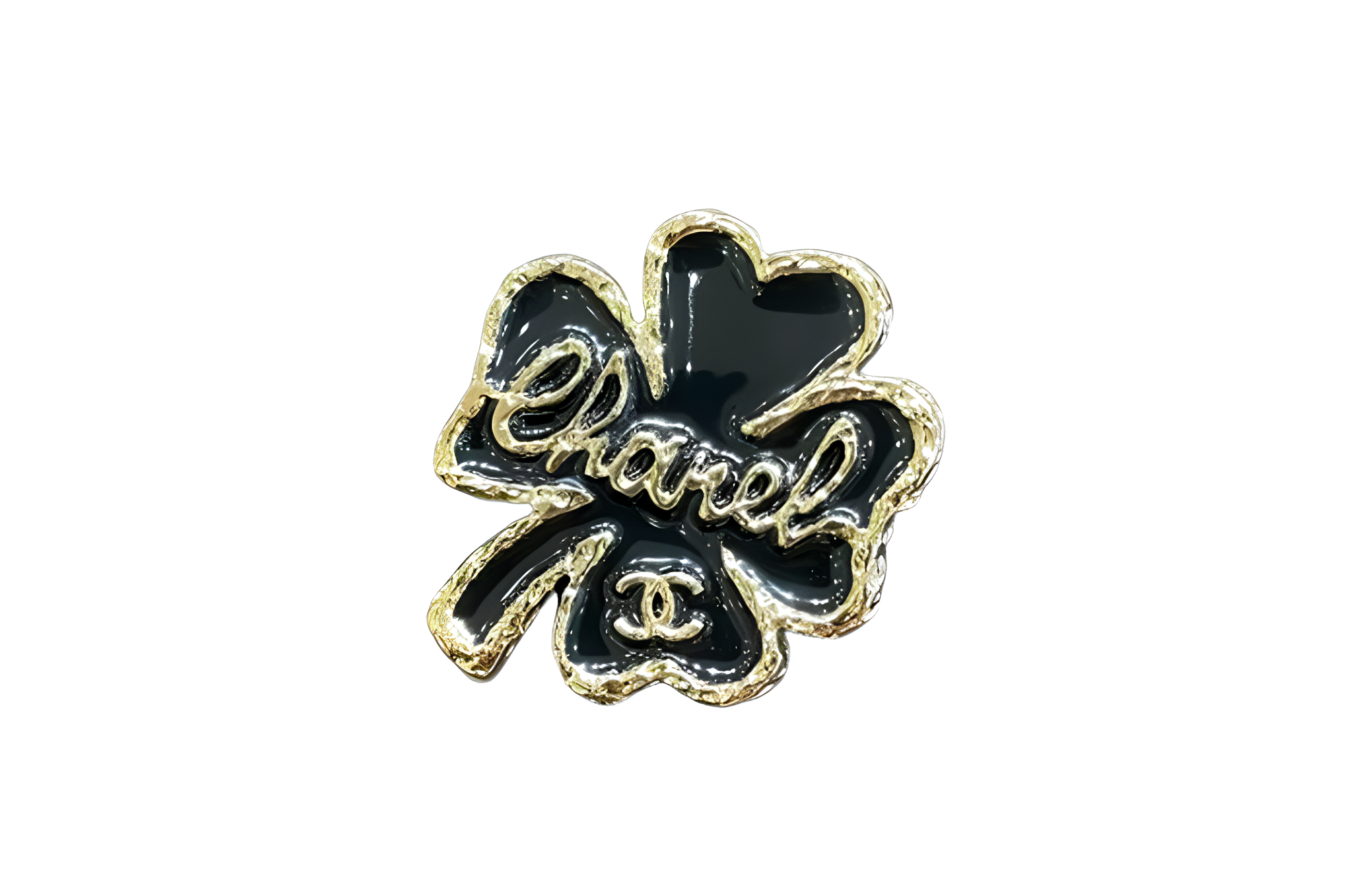 Брошь Chanel (черная) — фото 2
