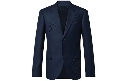 LOUIS VUITTON SS22 Business Suit Coat Men's Dark Blue