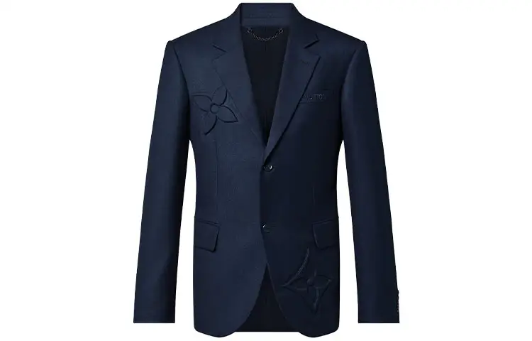 LOUIS VUITTON SS22 Business Suit Coat Men's Dark Blue