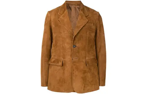 PRADA Business Suits Men's Brown Suit Collar Moderate