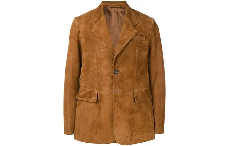 PRADA Business Suits Men's Brown Suit Collar Moderate