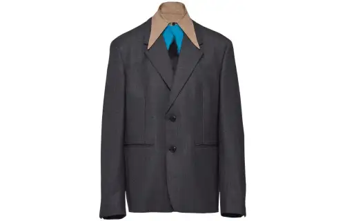 PRADA Single breasted Wool Jacket