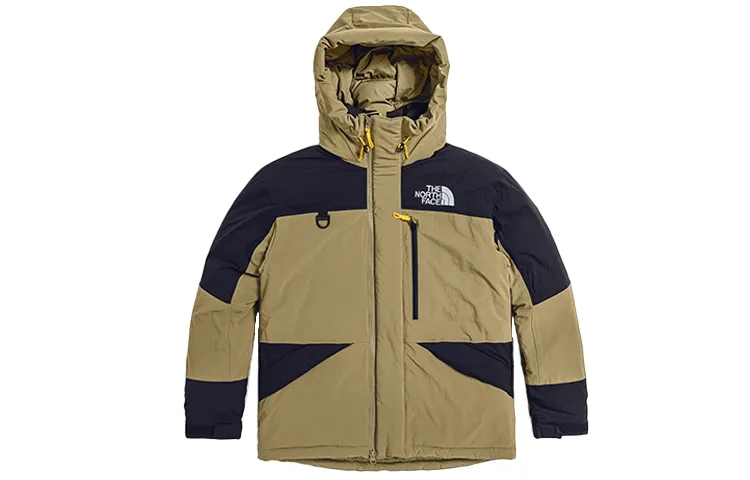 THE NORTH FACE Down Jackets Men's Khaki Hooded Thickened Other