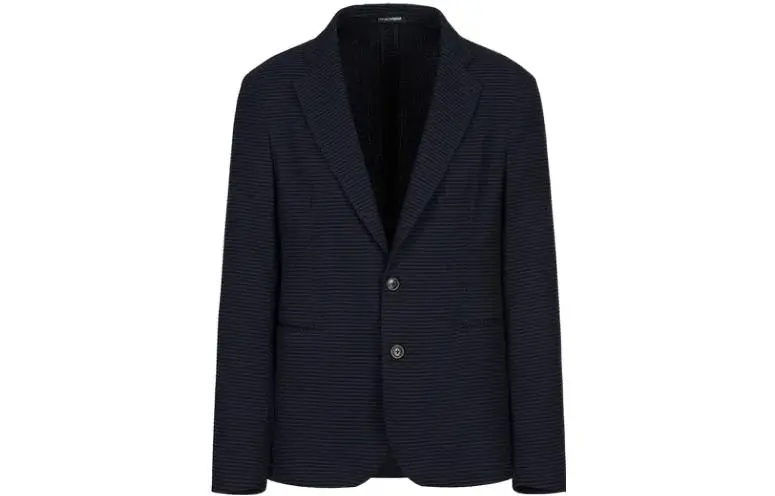 EMPORIO ARMANI FW22 Business Suit Coat Men's Dark Blue