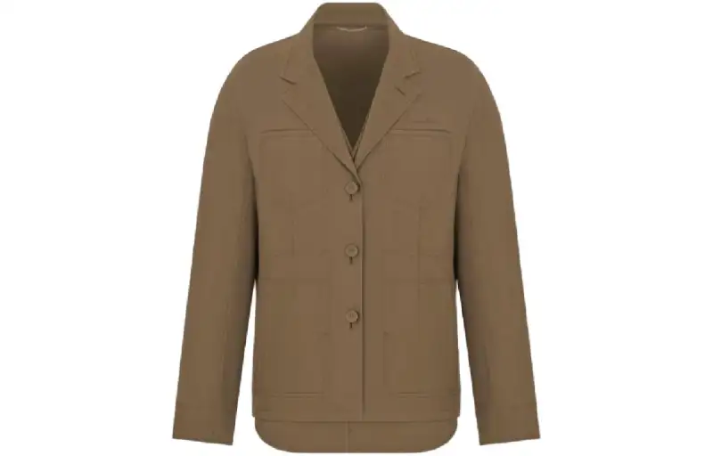 DIOR Homme Christian DIOR Single Breasted Long Sleeved Blazer