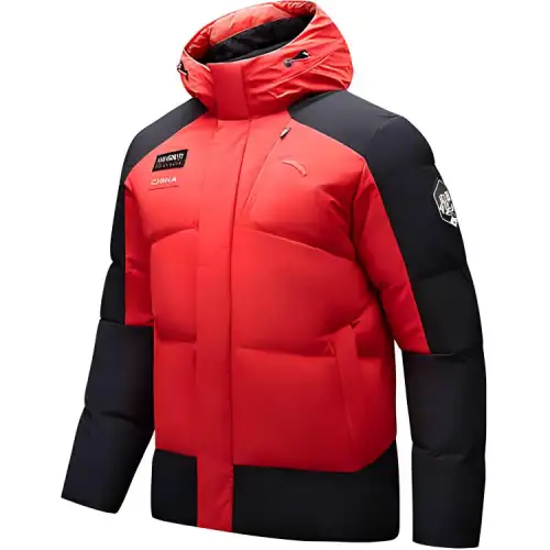 Anta Down Jacket Men's Classic Red/Basic Black