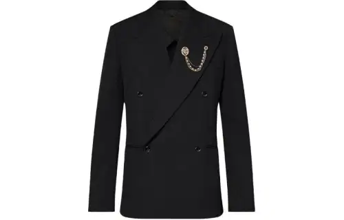 LOUIS VUITTON SS24 Business Suit Coat Men's Black
