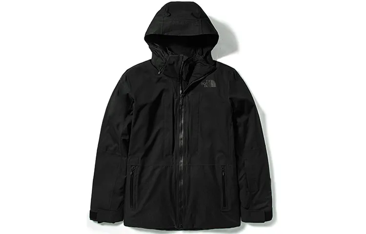 THE NORTH FACE Puffer Jackets Men's Black Hooded (Non-detachable) Moderate Straight Fit