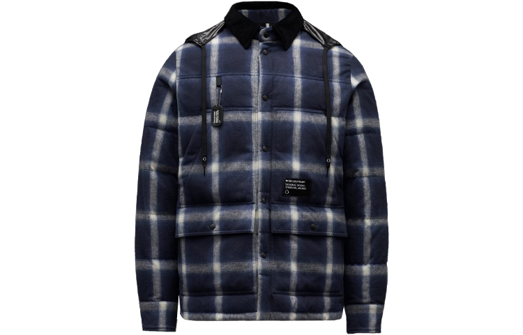 Мужская куртка MONCLER FRGMT (синяя)