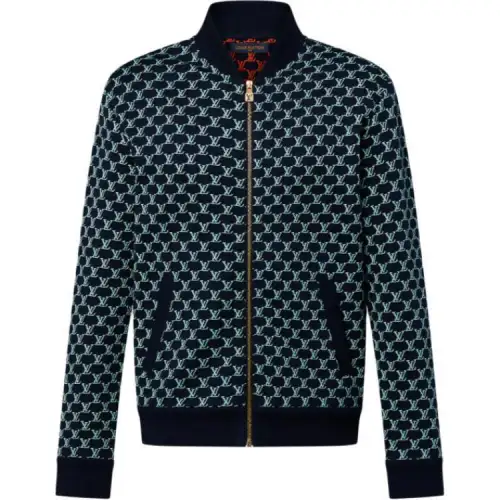 LOUIS VUITTON Double Face Cotton Jersey Bomber