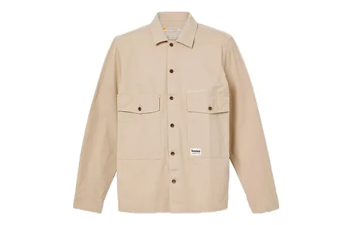 Timberland Jackets Men's Khaki Square Collar Moderate Other