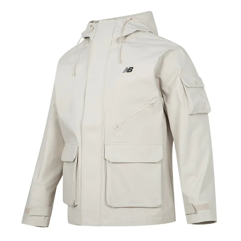 New Balance Jackets Men's Beige Moderate